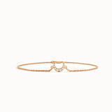 Lab Diamond Moon Bracelet - BRENNMORE 