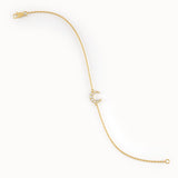 Lab Diamond Moon Bracelet My Store
