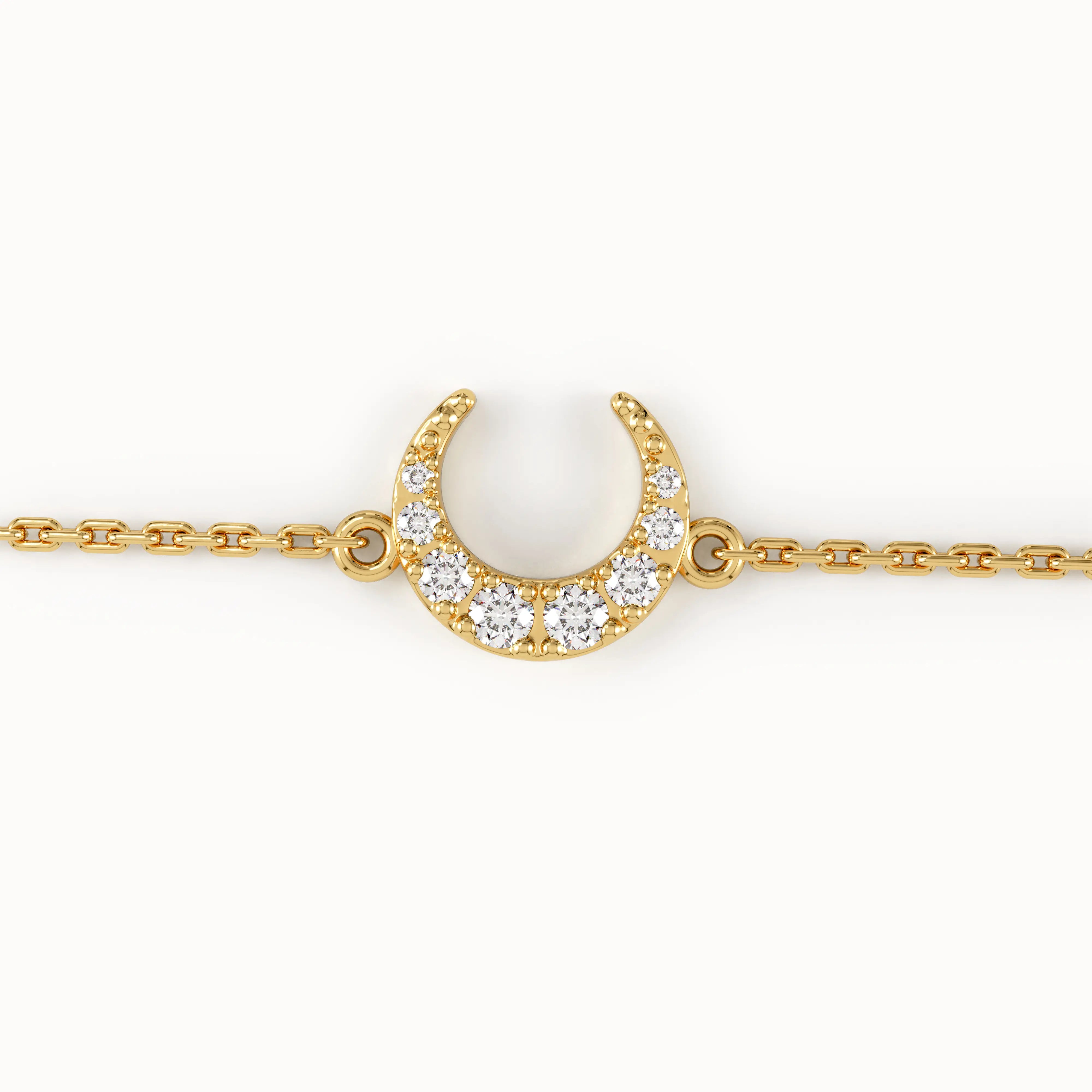 Lab Diamond Moon Bracelet My Store