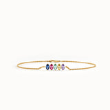 Oval Family Birthstone Bracelet for Women - BRENNMORE 