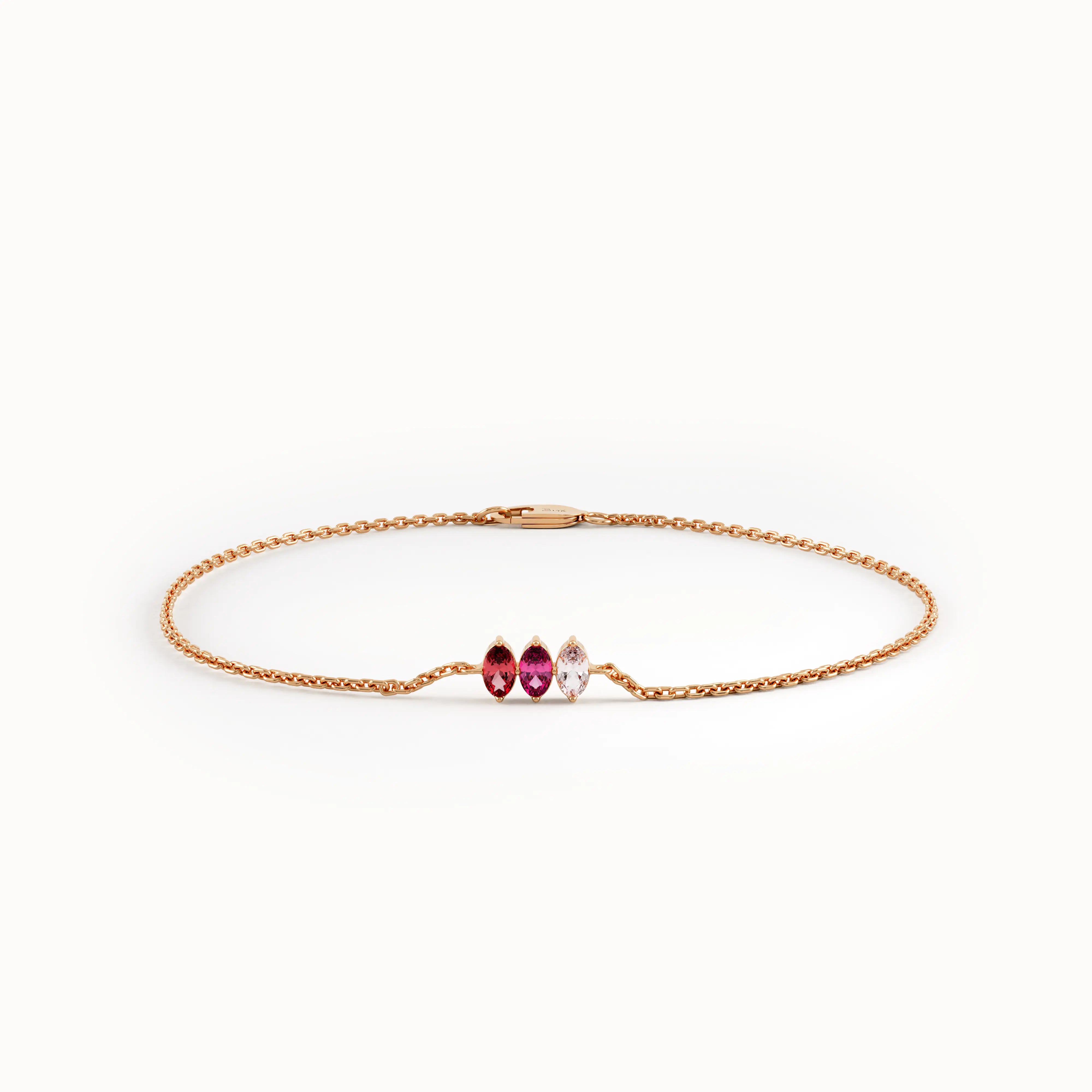 Oval Family Birthstone Bracelet - BRENNMORE 