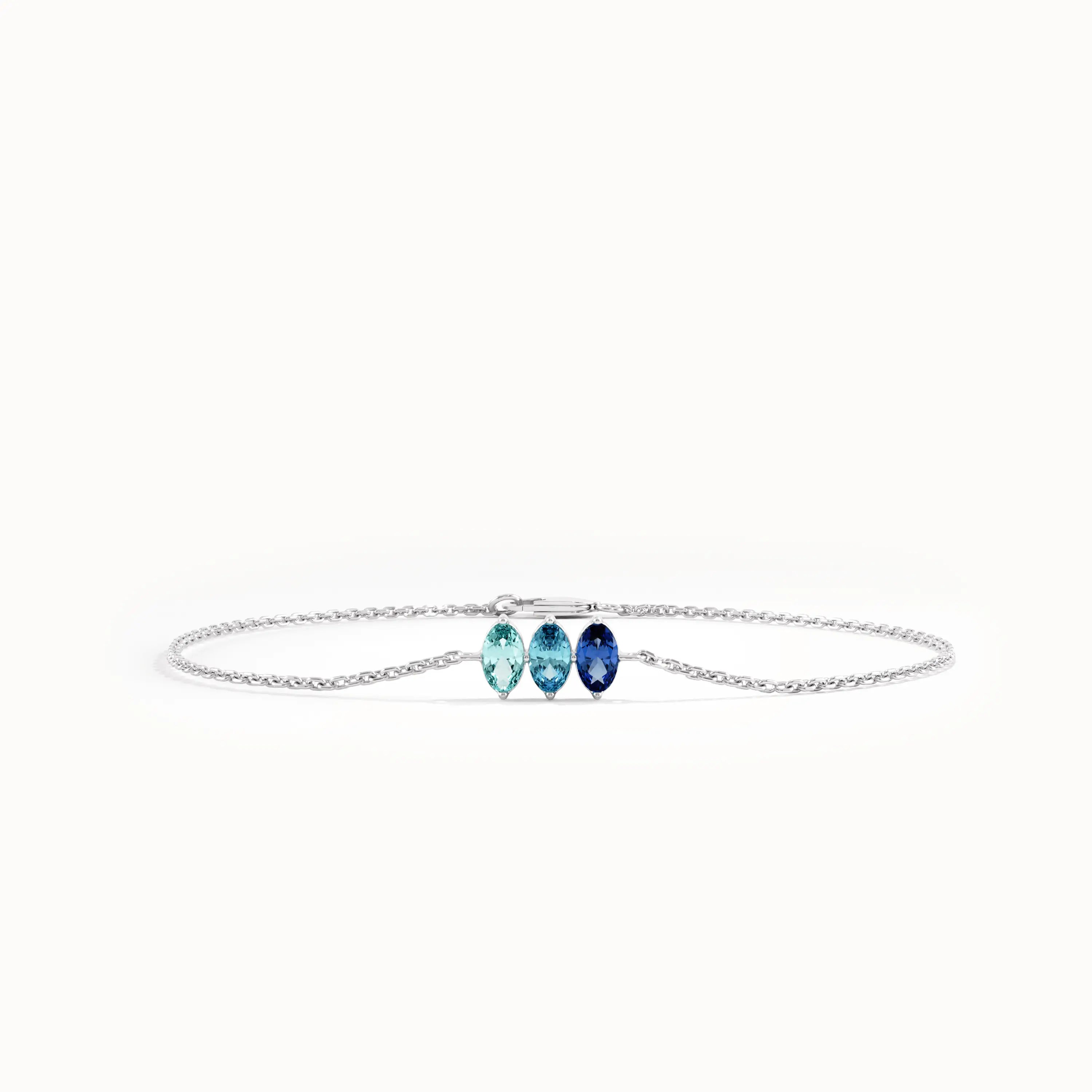 Oval Family Birthstone Bracelet for Women - BRENNMORE 