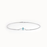 Oval Family Birthstone Bracelet - BRENNMORE 