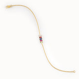 Oval Family Birthstone Bracelet - BRENNMORE 
