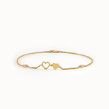 Heart Charm Bracelet for Women - BRENNMORE