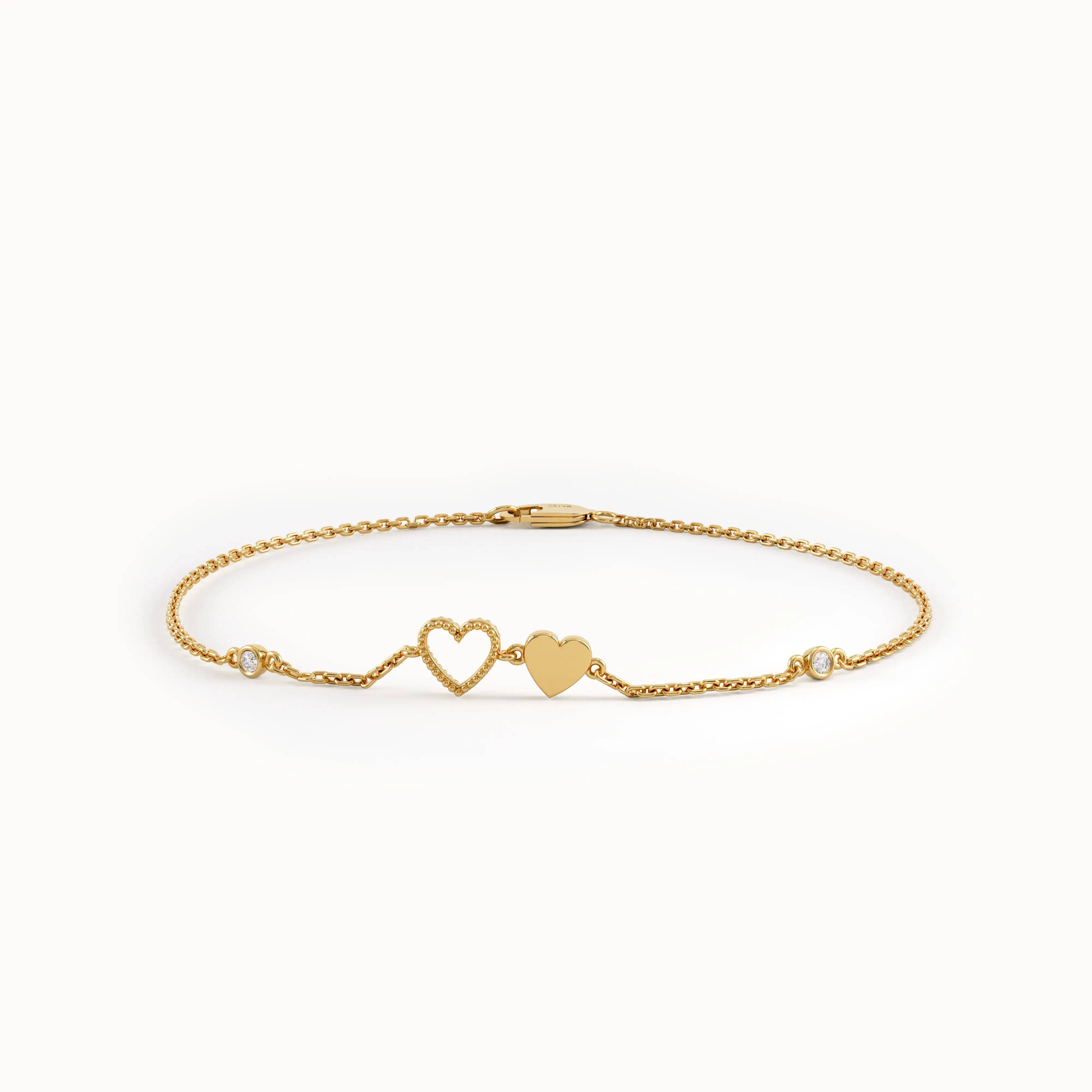 Heart Charm Bracelet for Women - BRENNMORE