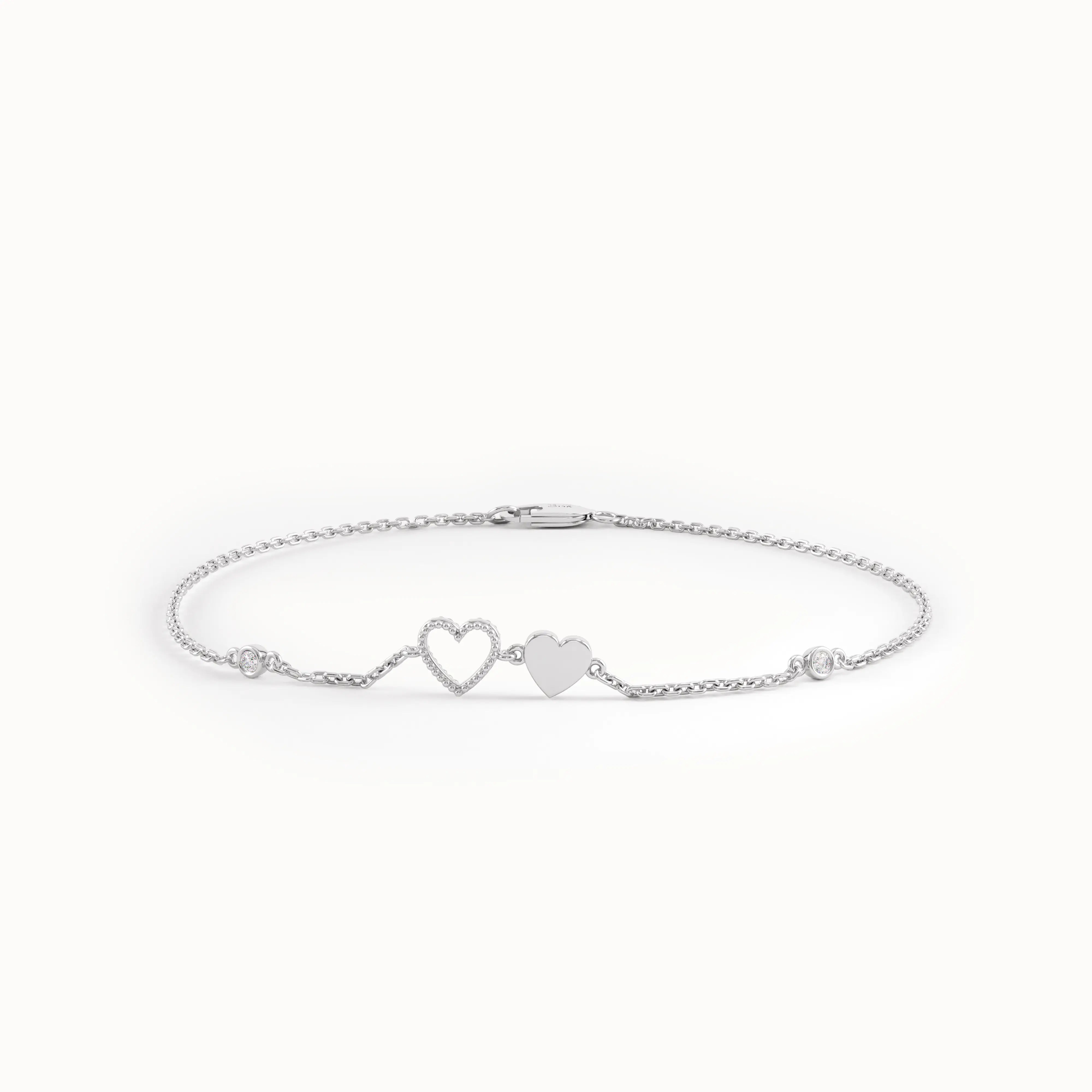 Heart Charm Bracelet for Women - BRENNMORE