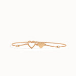 Heart Charm Bracelet for Women - BRENNMORE 