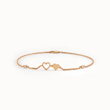Heart Charm Bracelet for Women - BRENNMORE