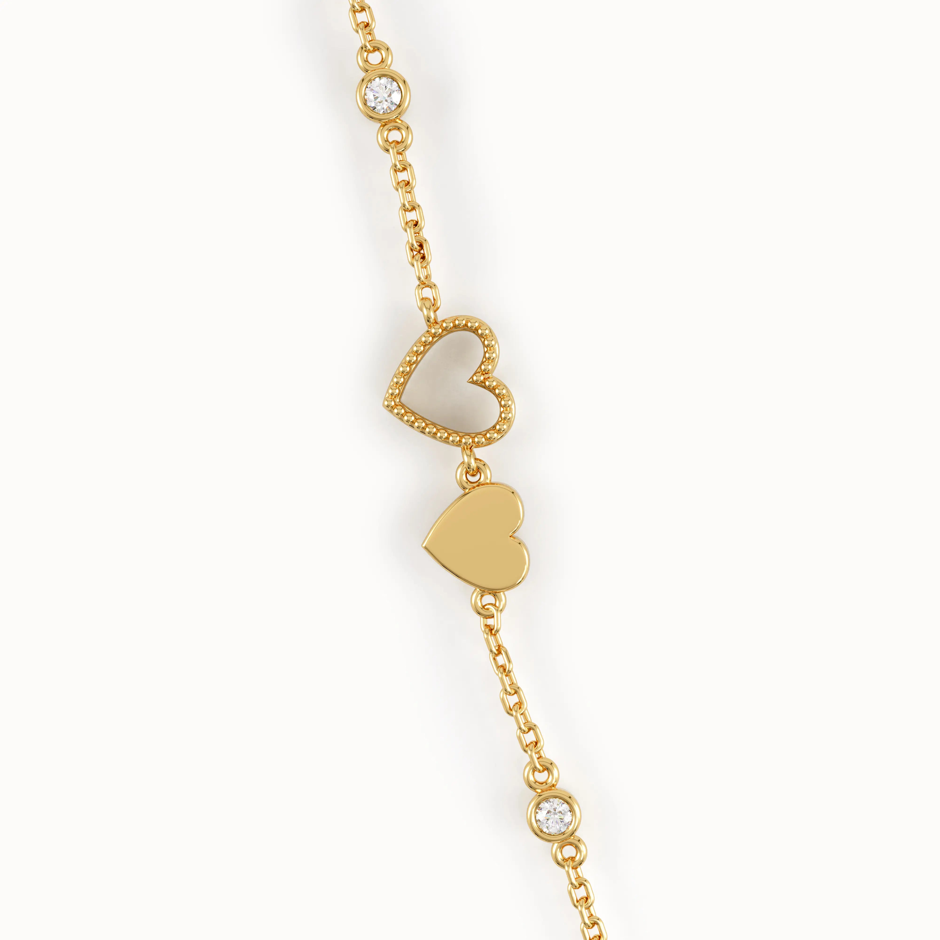 Heart Charm Bracelet for Women - BRENNMORE