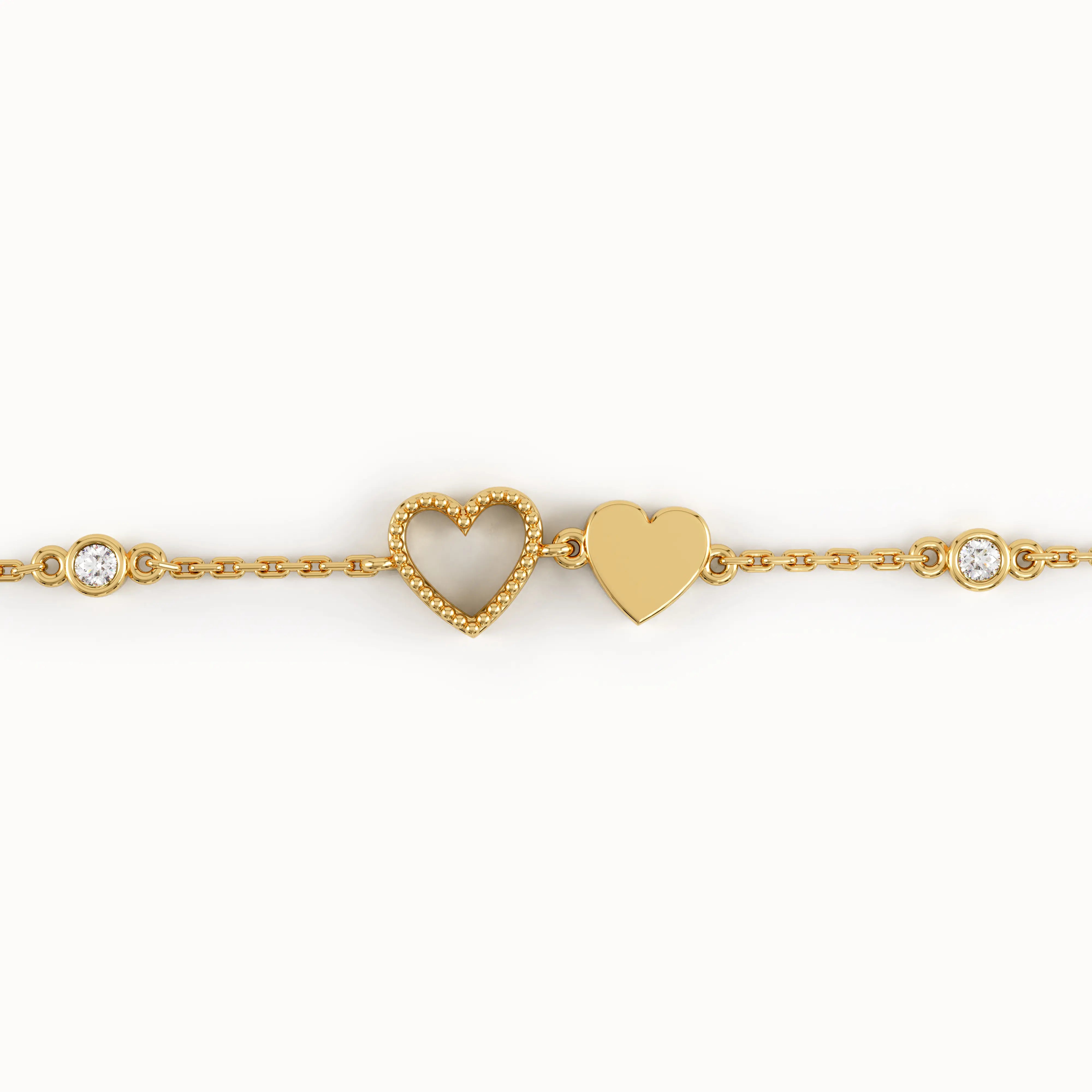 Heart Charm Bracelet for Women - BRENNMORE