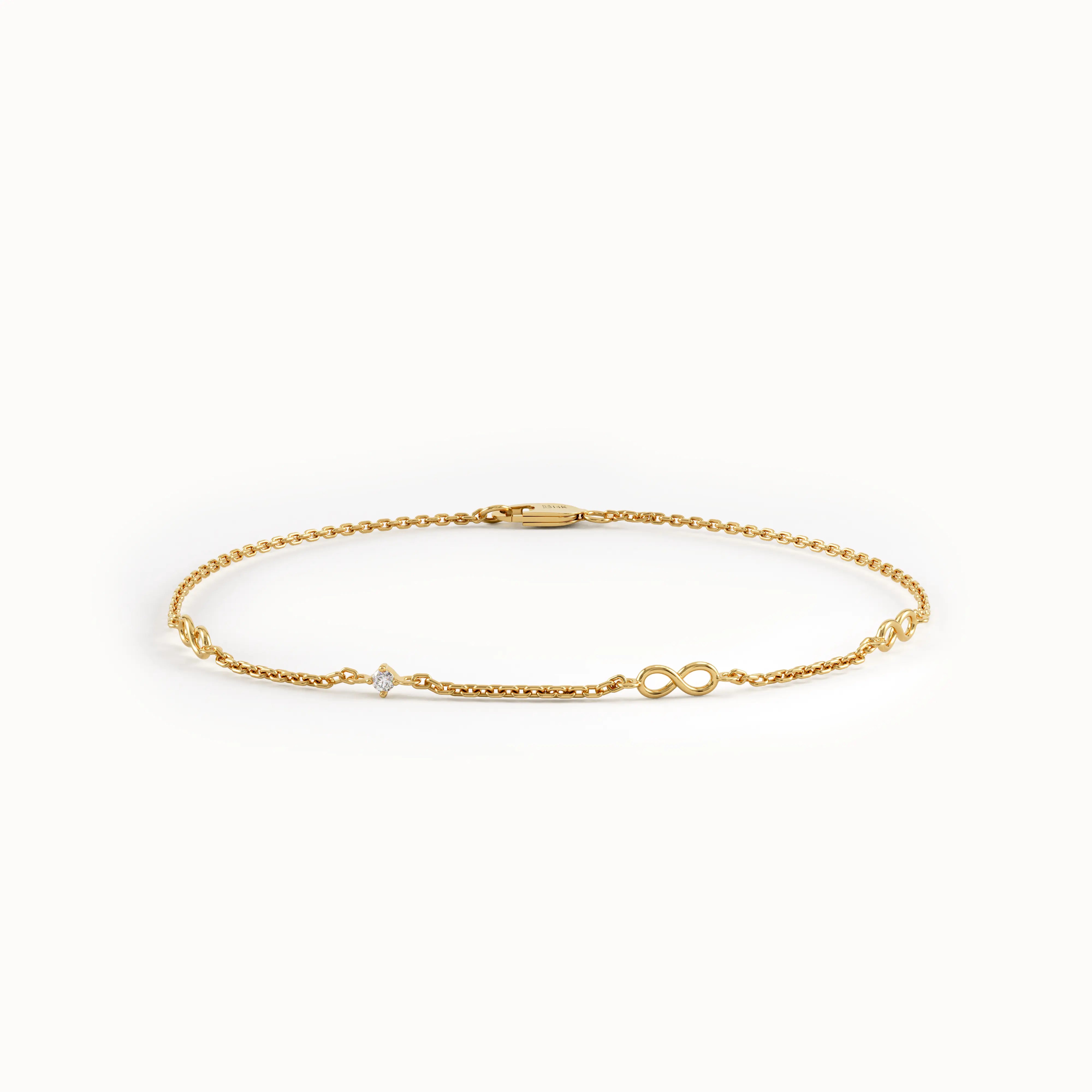Infinity Symbol Gold Bracelet My Store