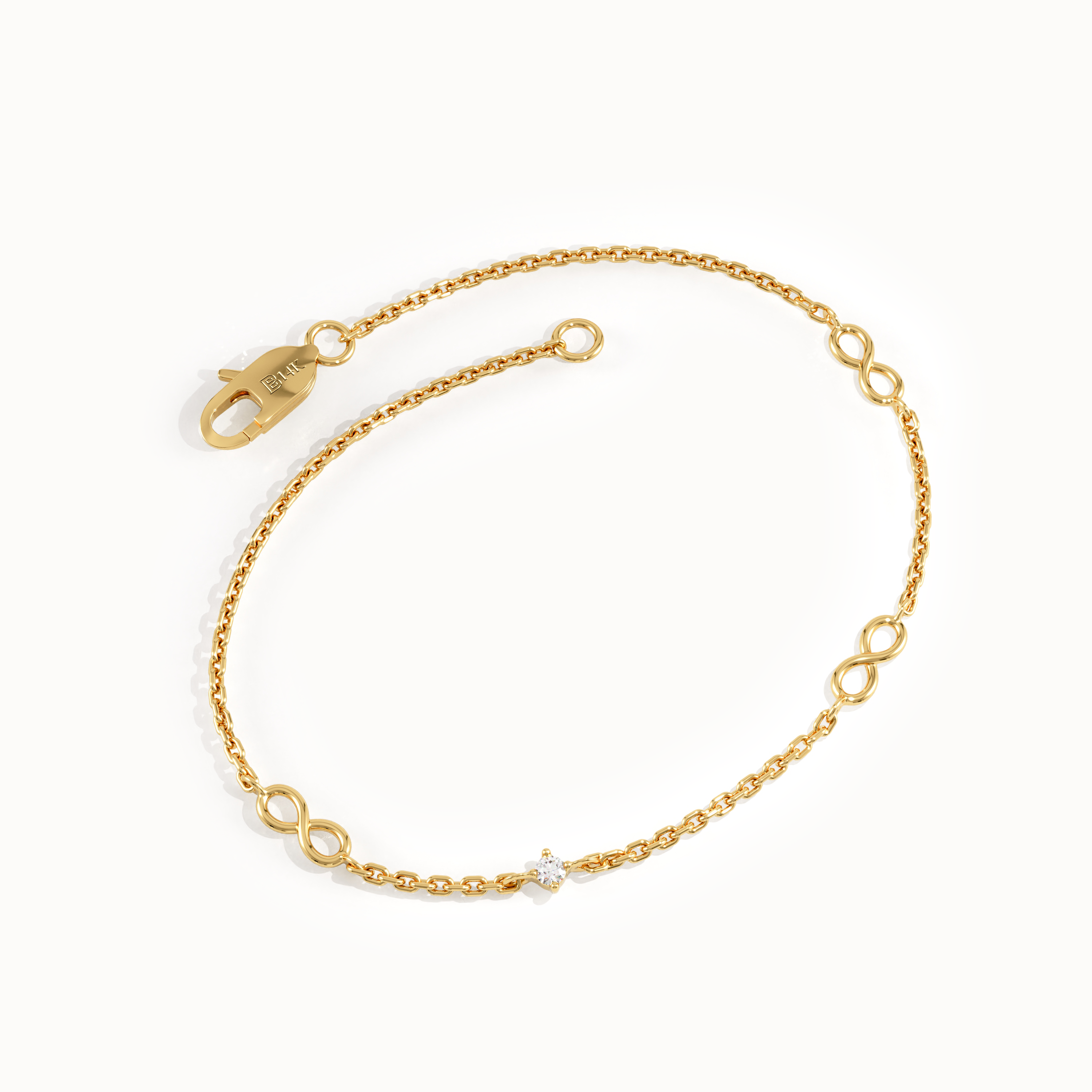 Infinity Symbol Gold Bracelet for Women - BRENNMORE 