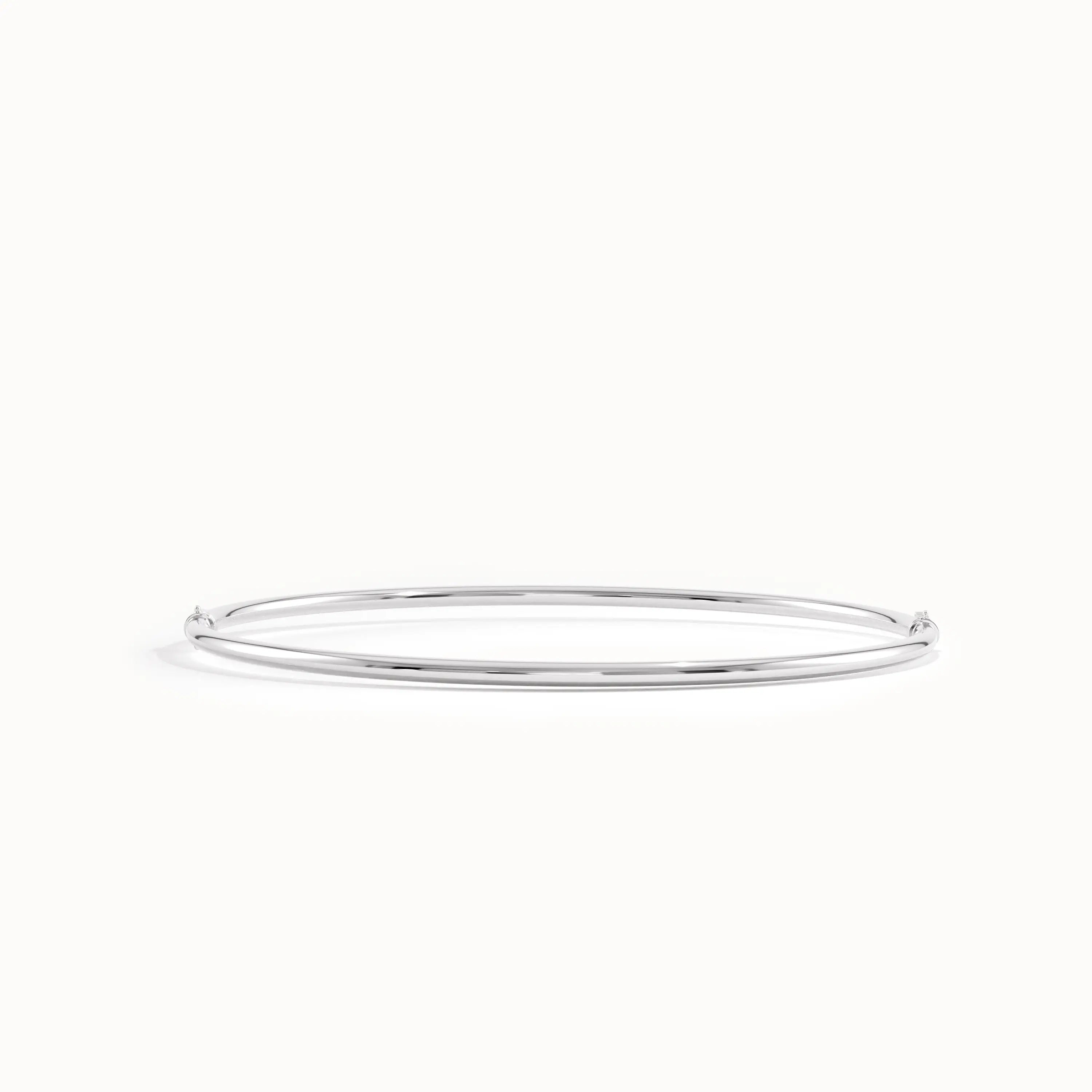 14k Gold Bangle Bracelet for Women - BRENNMORE 