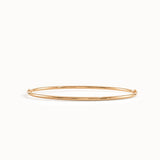 14k Gold Bangle Bracelet for Women - BRENNMORE 