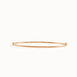 Textured Gold Bangle Bracelet for Women - BRENNMORE 