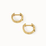 Marquise Bezel Hoop Earrings My Store
