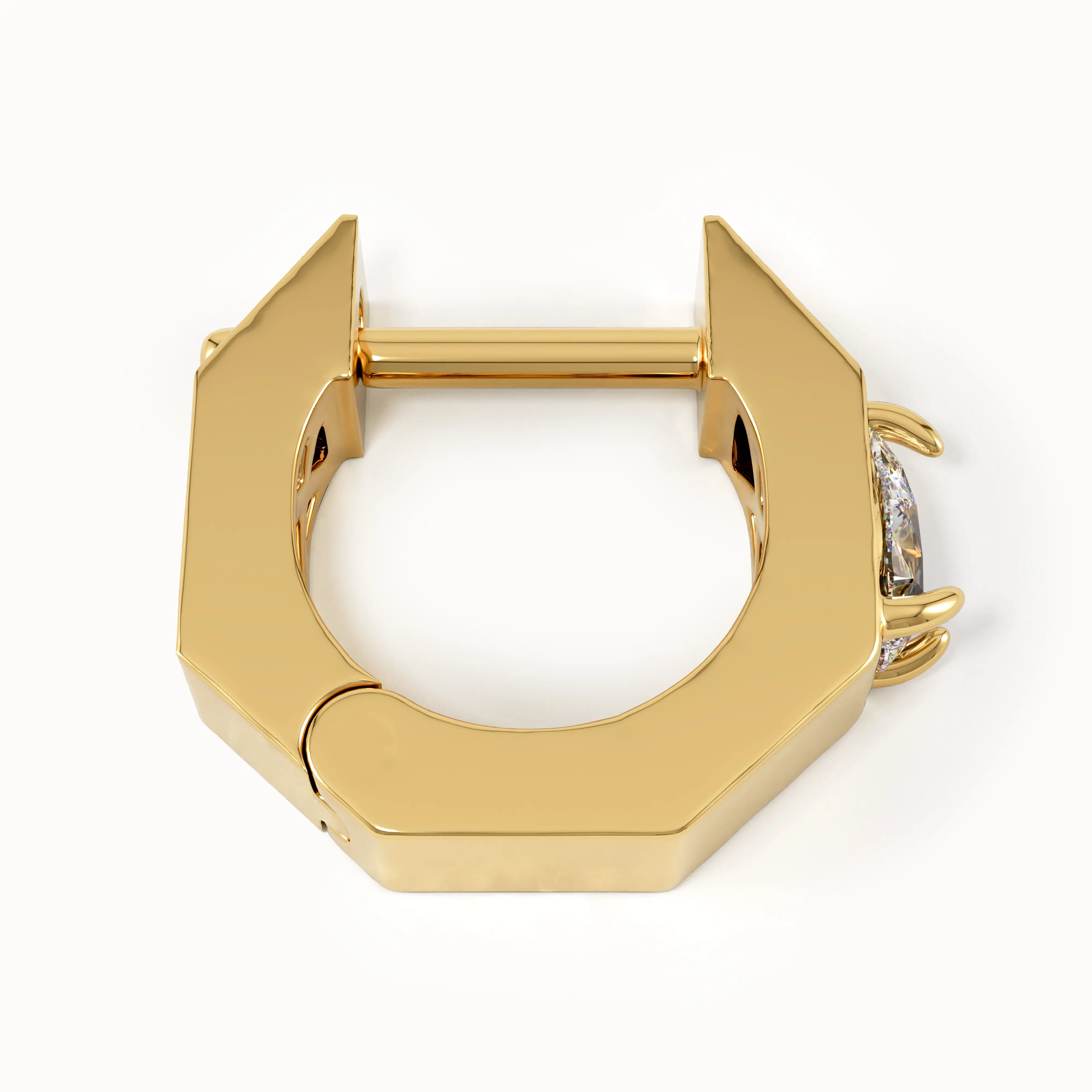 Solo Pear Hoop Earrings My Store