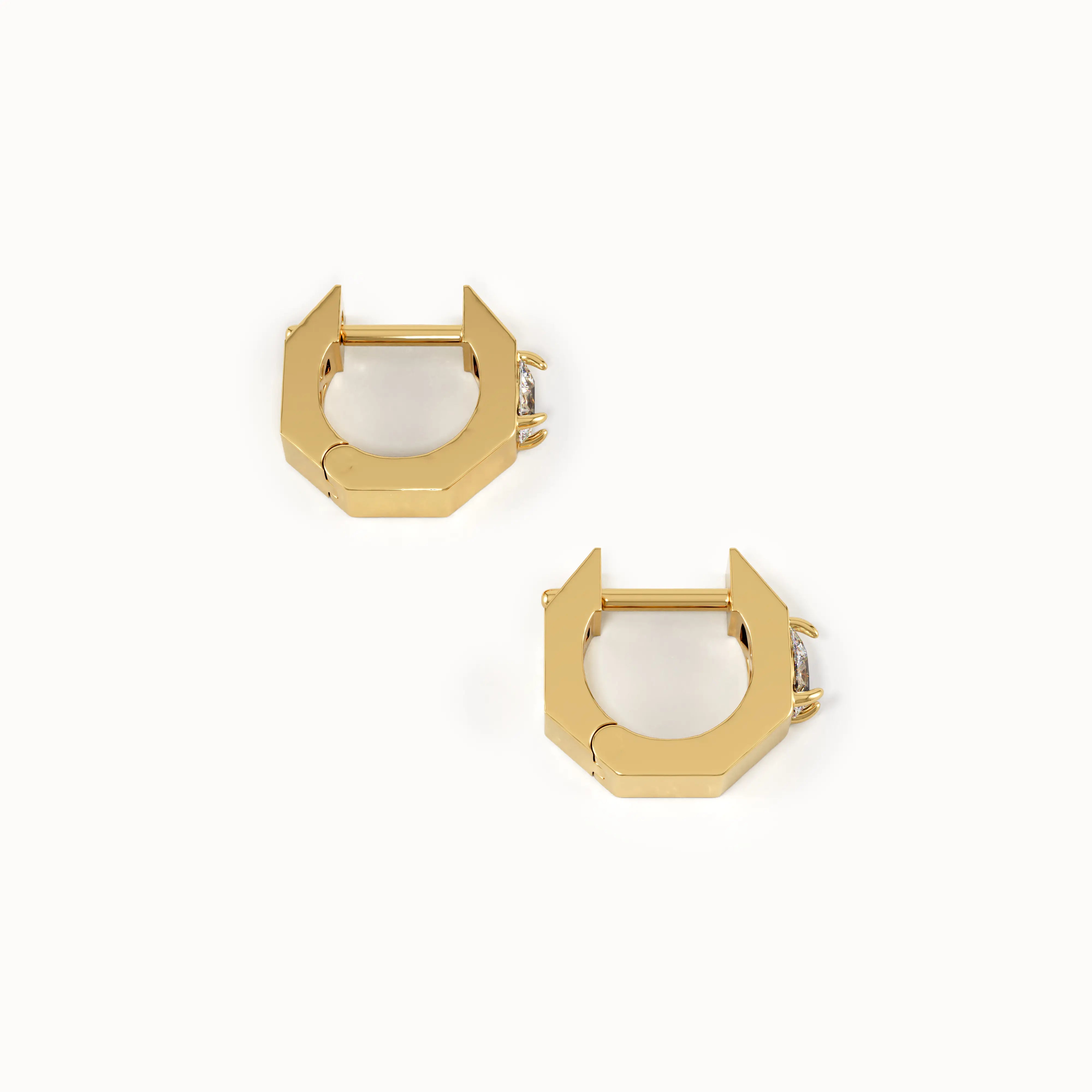 Solo Pear Hoop Earrings My Store