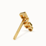 Mixed Cut Stud Earrings My Store