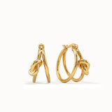 Knot Hoop Earrings My Store
