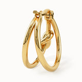 Knot Hoop Earrings My Store