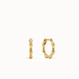 Bone Hoop Earrings