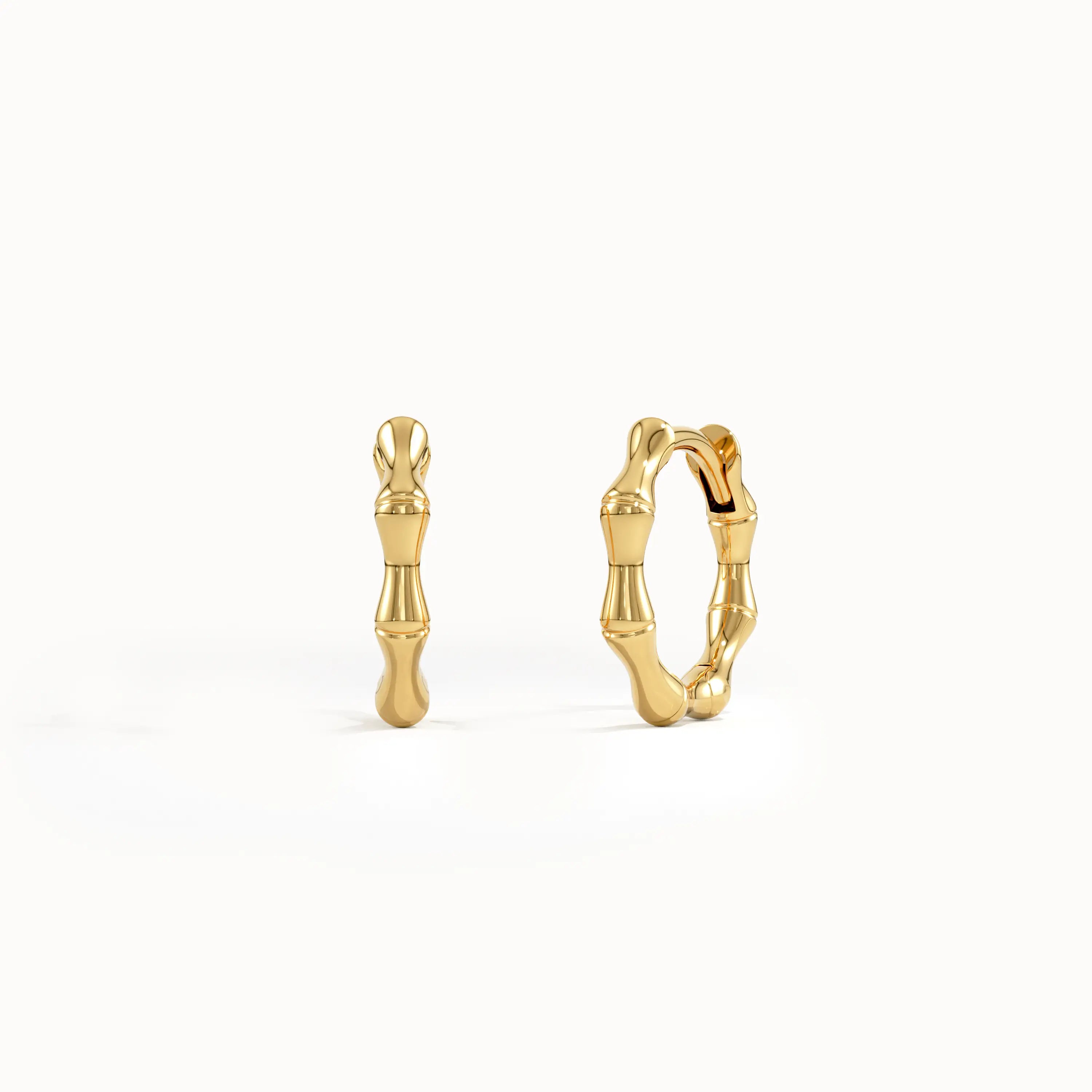 Bone Hoop Earrings - BRENNMORE 