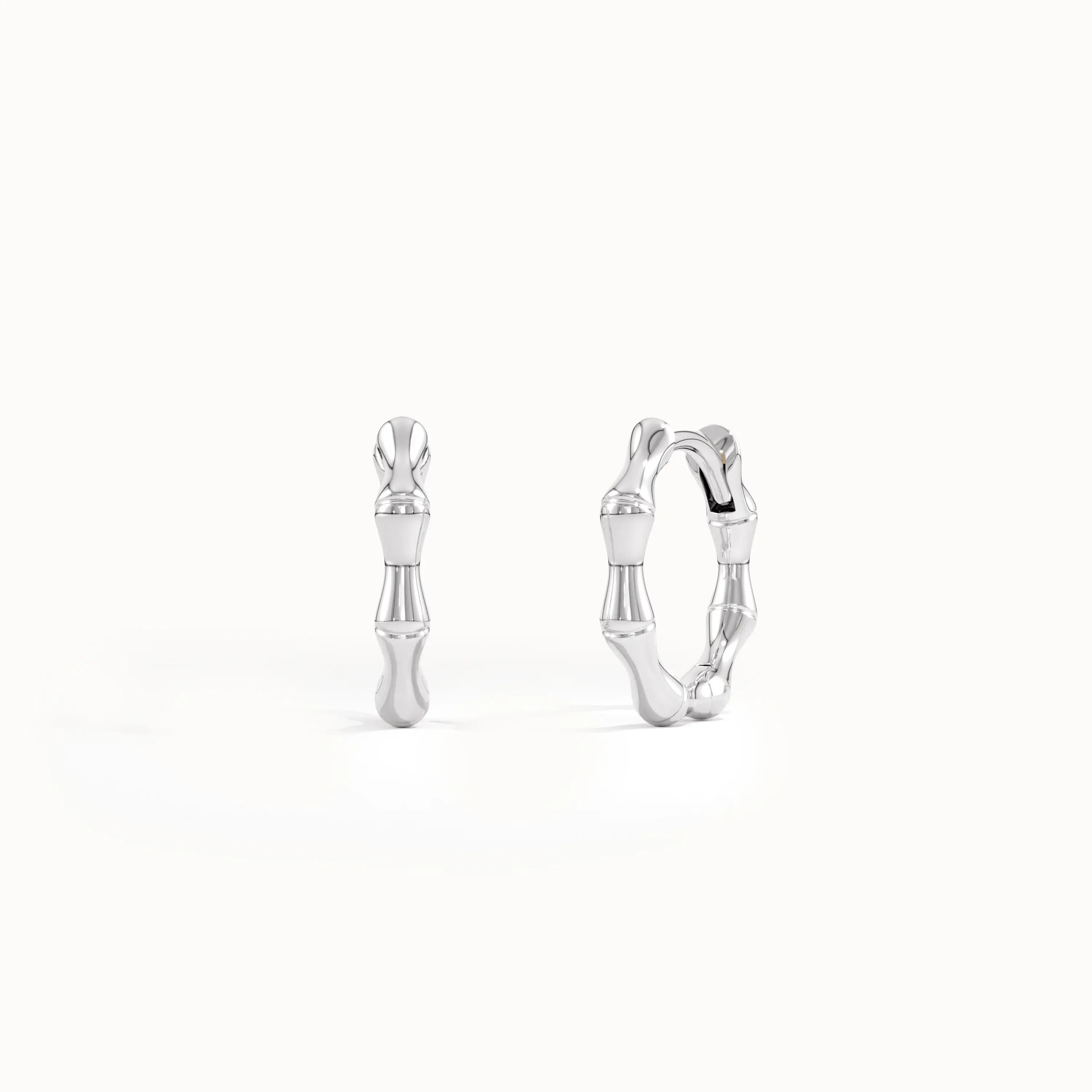 Bone Hoop Earrings