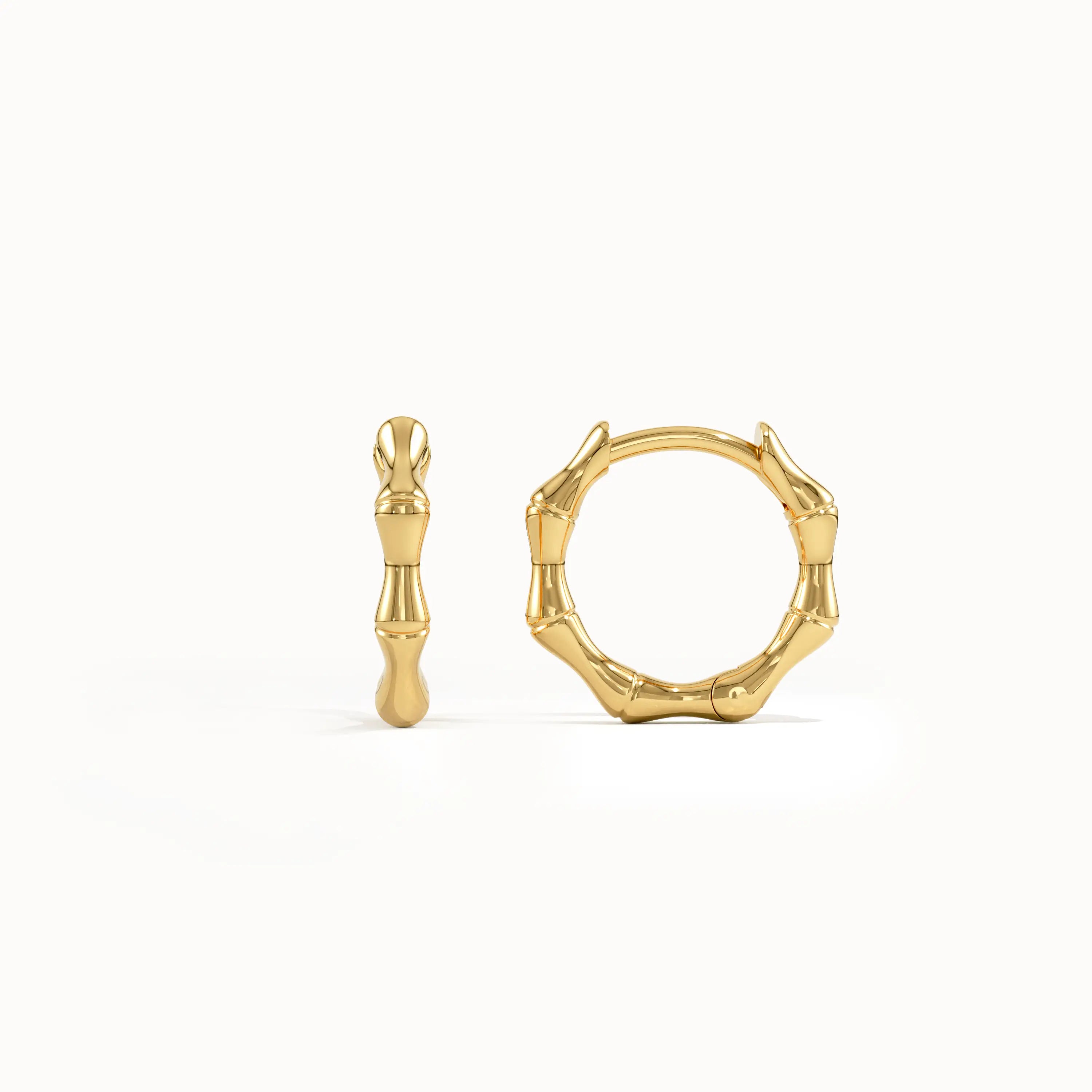 Bone Hoop Earrings - BRENNMORE 