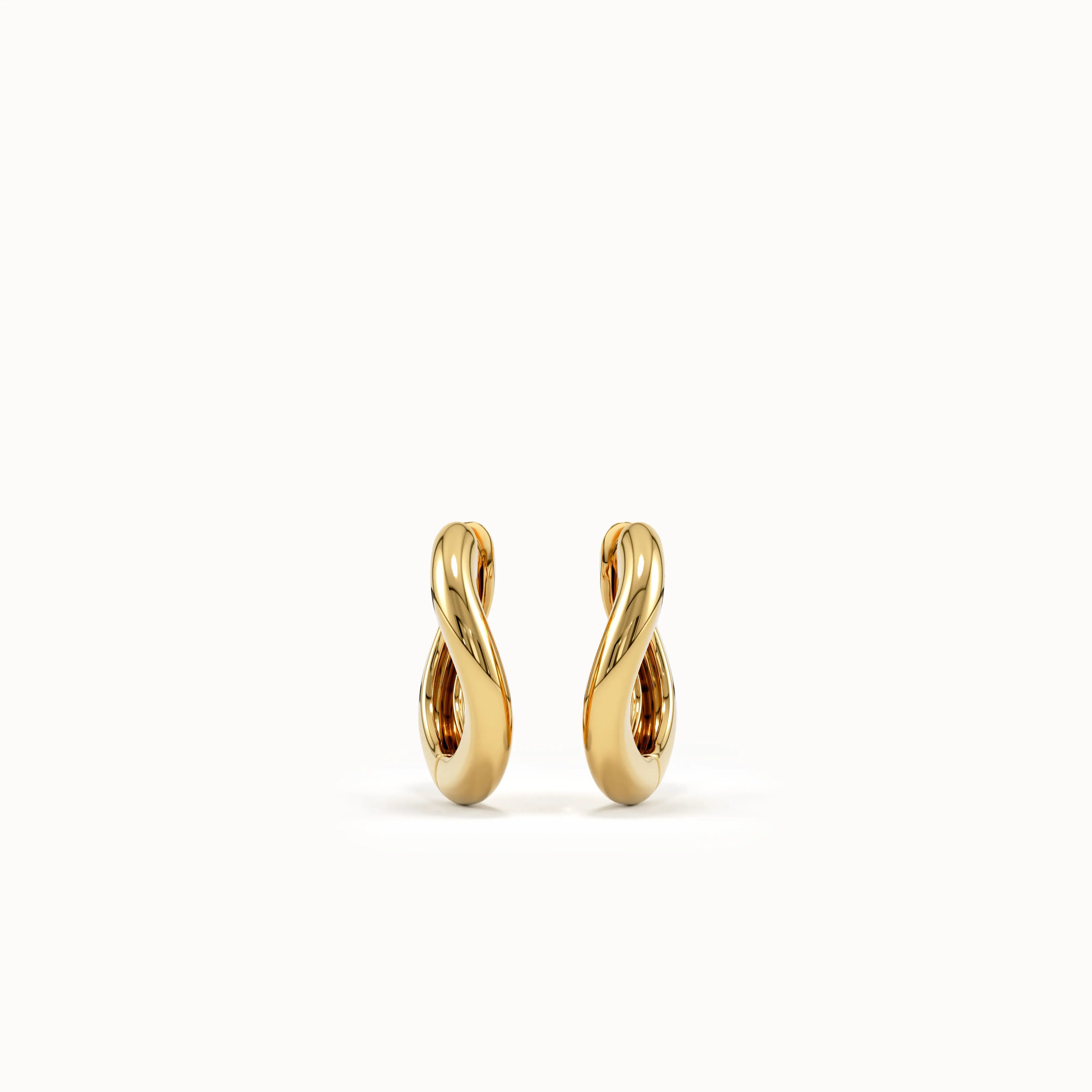Dome Hoop Earrings My Store