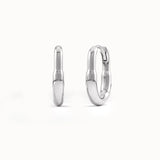 Oval Hoop Earrings - BRENNMORE 