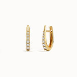 U Shape Hoop Earrings - BRENNMORE 
