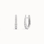 U Shape Hoop Earrings - BRENNMORE 