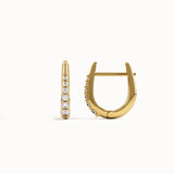U Shape Hoop Earrings - BRENNMORE 