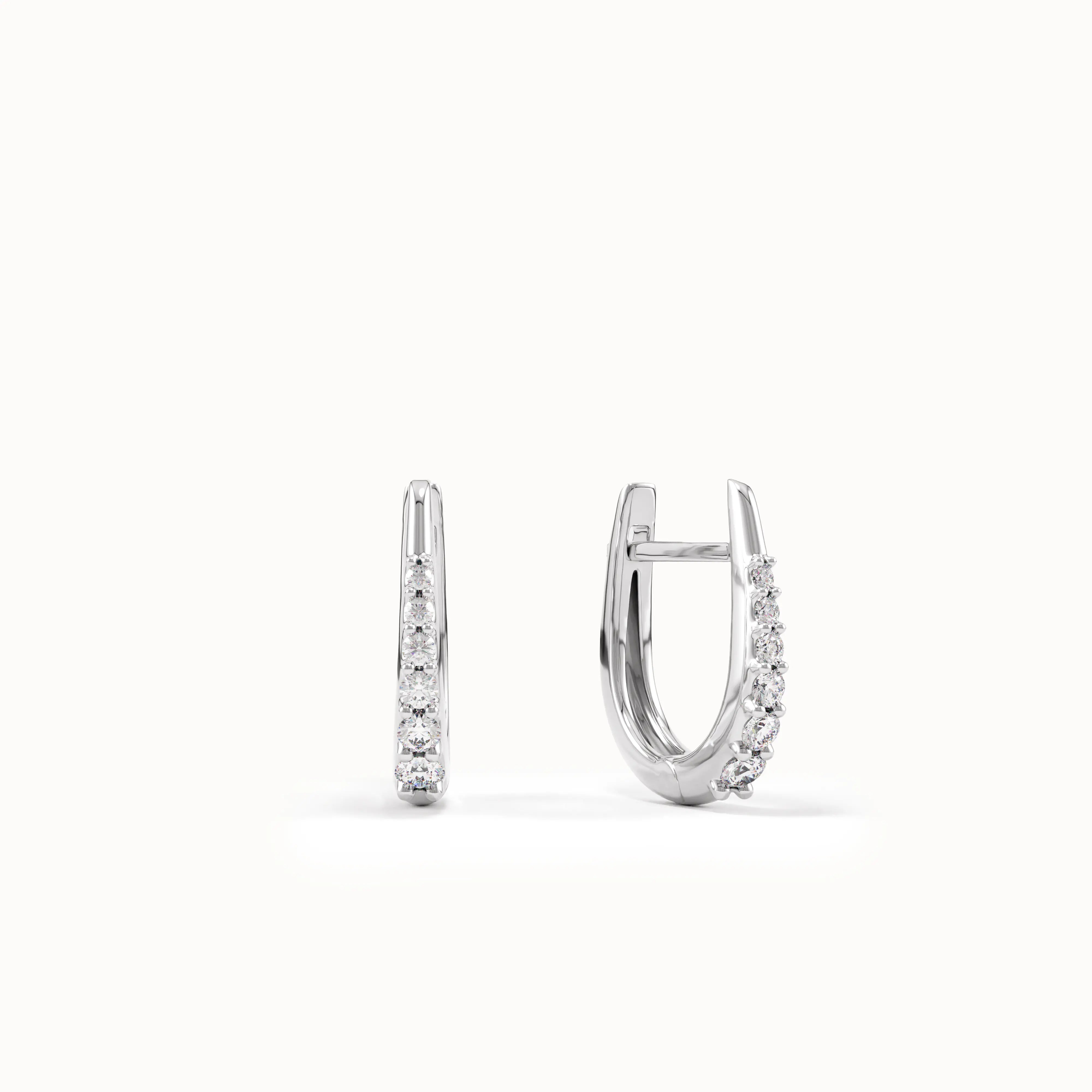 U Shape Hoop Earrings My Store