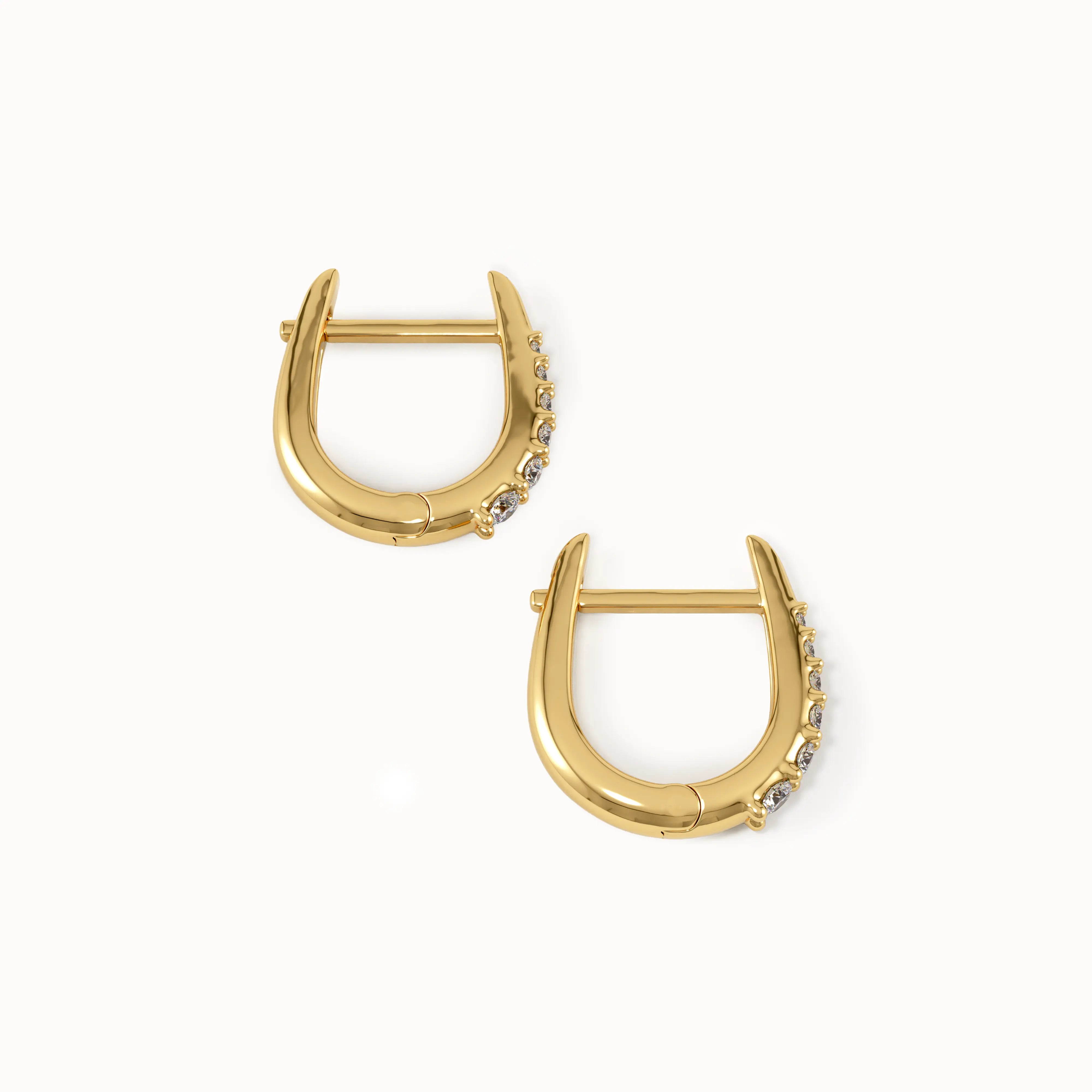 U Shape Hoop Earrings My Store