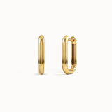 Rectangle Hoop Earrings - BRENNMORE 