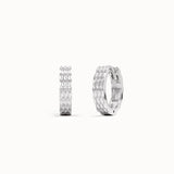 Textured Hoop Earrings - BRENNMORE 