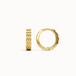 Textured Hoop Earrings - BRENNMORE 