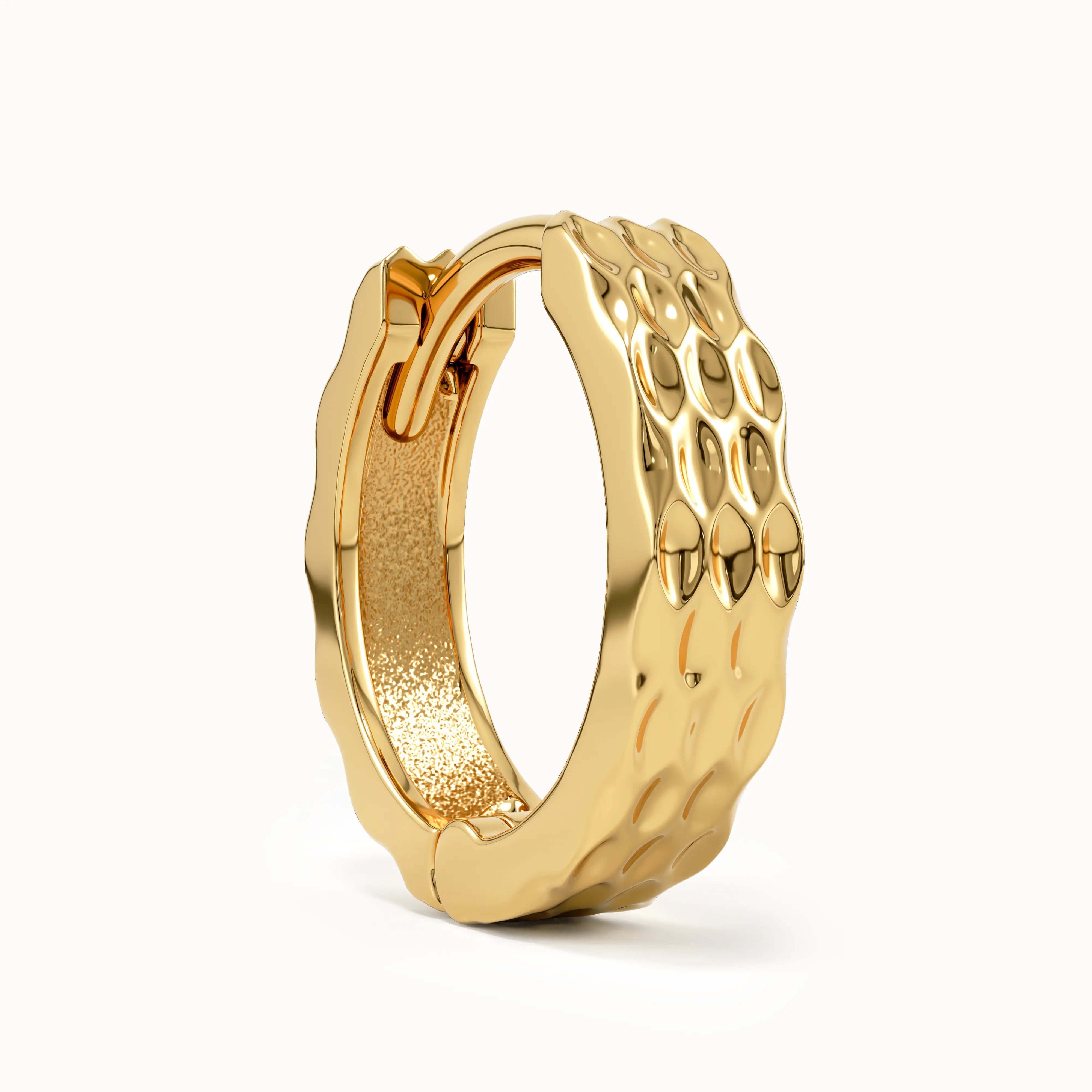 Textured Hoop Earrings My Store