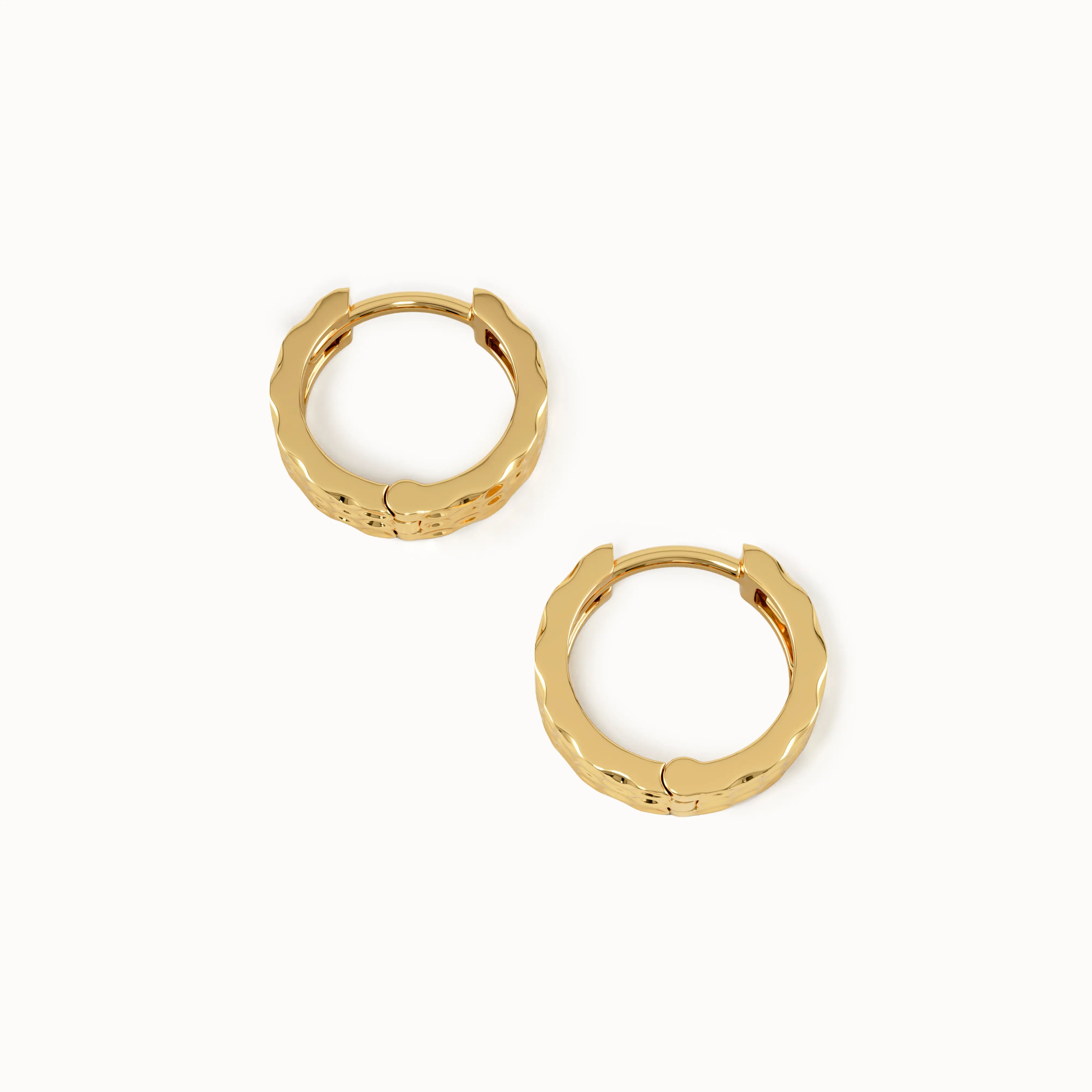 Textured Hoop Earrings My Store