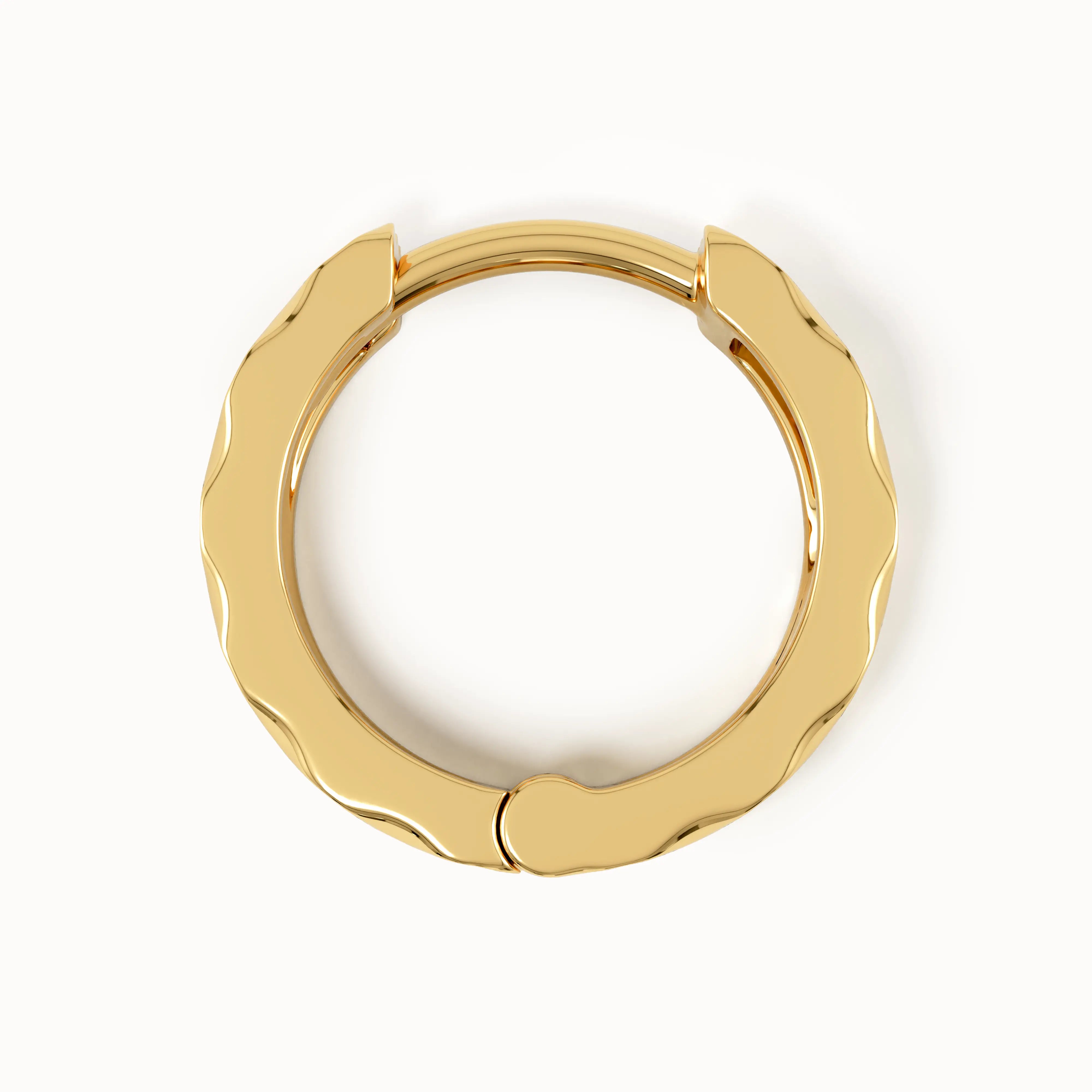 Textured Hoop Earrings My Store