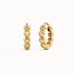 Beaded Hoop Earrings - BRENNMORE 