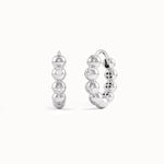 Beaded Hoop Earrings - BRENNMORE 