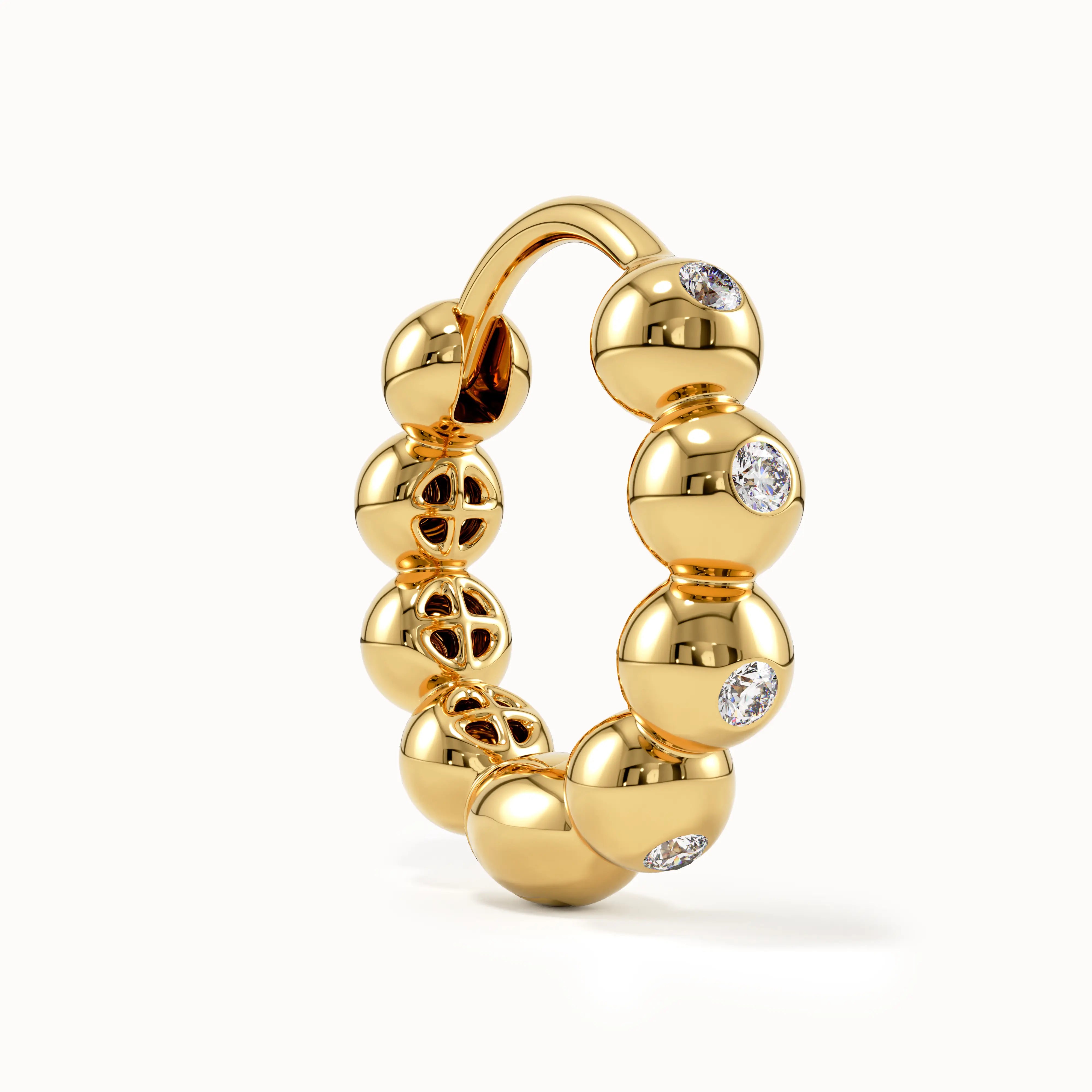 Beaded Hoop Earrings My Store