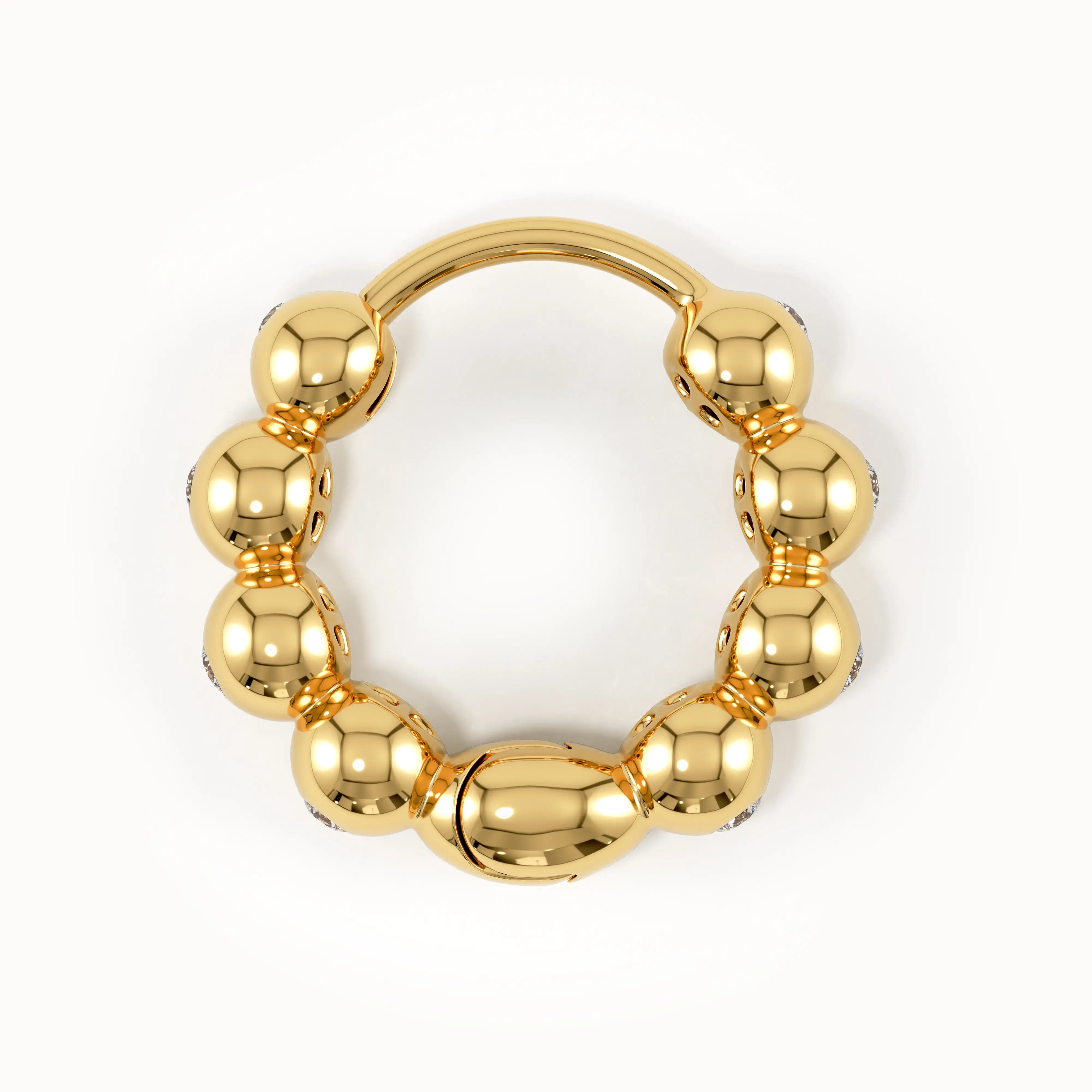Beaded Hoop Earrings My Store