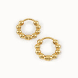 Beaded Hoop Earrings My Store
