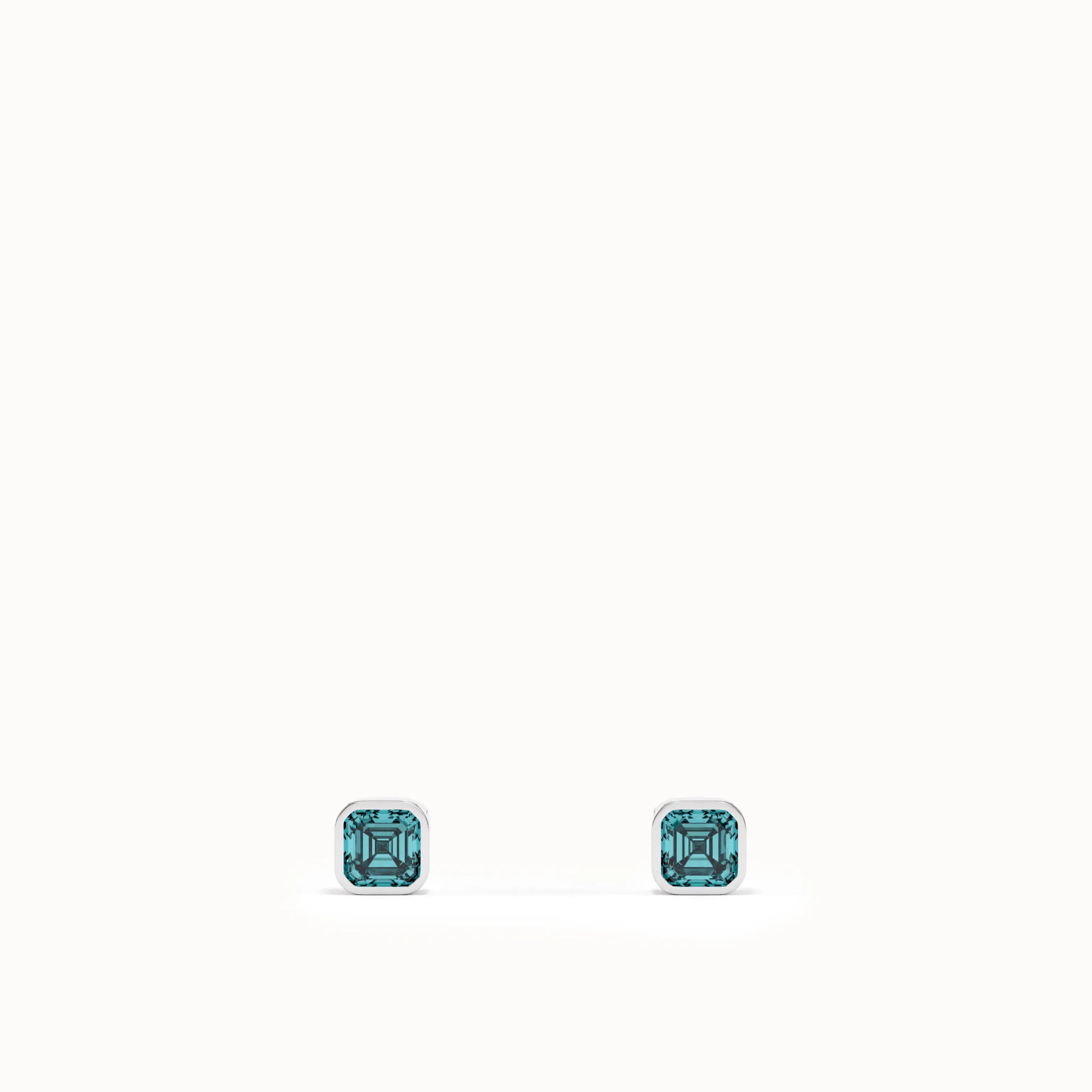 Aquamarine Stud Earrings My Store