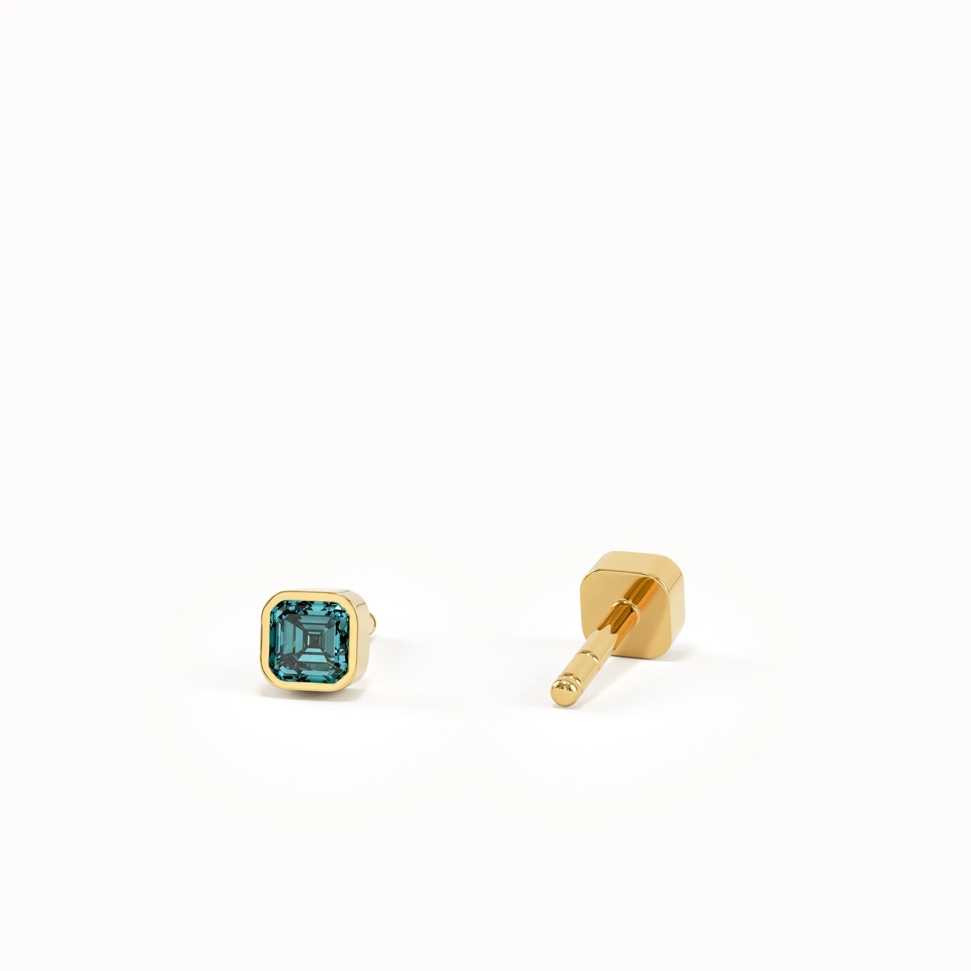 Aquamarine Stud Earrings My Store